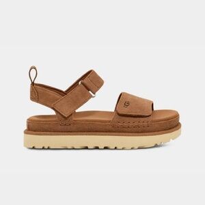 Ugg Goldenstar Brown Suede Sandal - Sz10